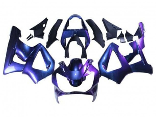 2000-2001 Chameleon Blue Purple Honda CBR900RR 929 Motorcycle Fairings