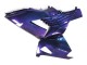 2006-2011 Chameleon Blue Purple Kawasaki ZX14R ZZR1400 Motorcycle Fairings