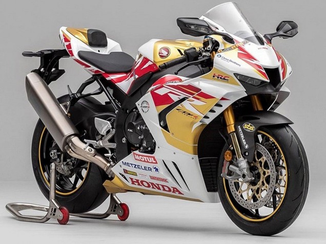 2020-2023 White Red Gold Motul Honda CBR1000RR-R Motorcycle Fairing
