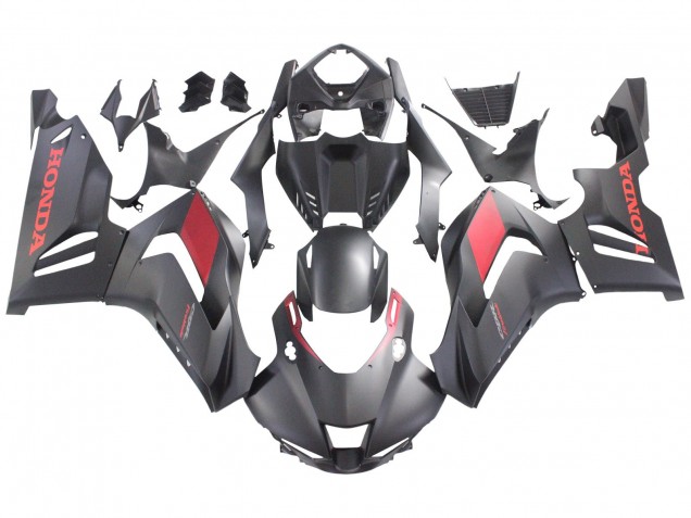 2020-2023 Matte Black Red Honda CBR1000RR-R Motorcycle Fairings