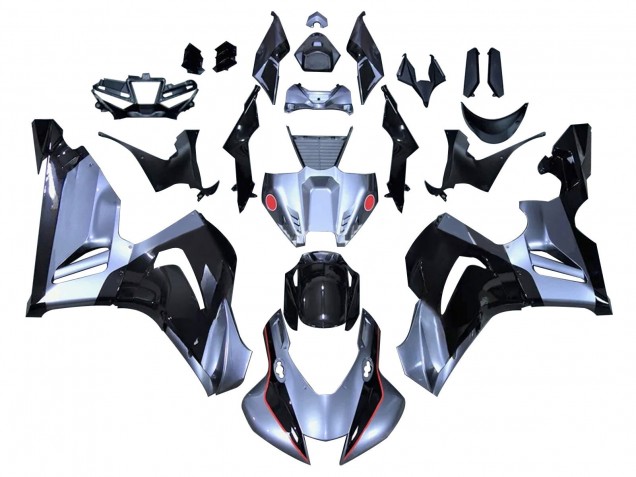 2020-2023 Silver Glossy Black Honda CBR1000RR-R Motorcycle Fairings