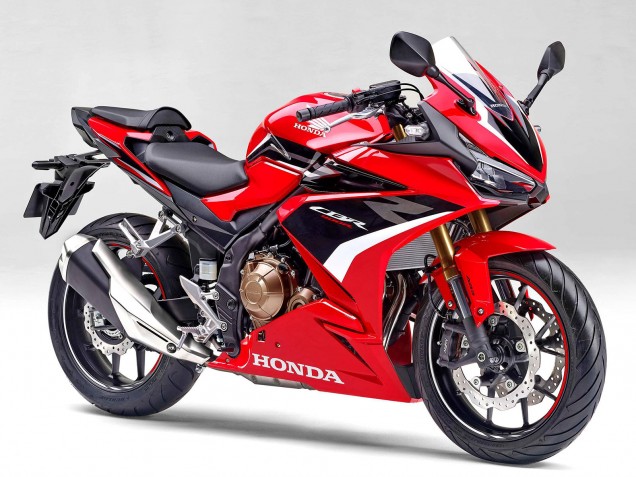 2022 Red White Glossy Black Honda CBR400R Motorcycle Fairings