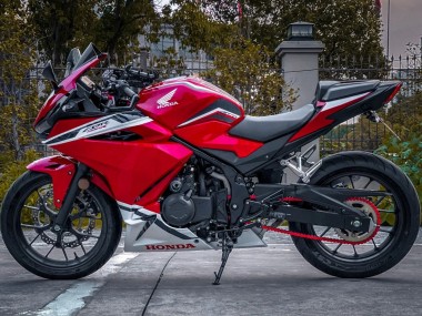 2022 Red White Honda CBR400R Motorcycle Fairings