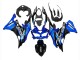 2019-2025 Blue White Matte Black Kawasaki ZX25R ZX-25R Motorcycle Fairings