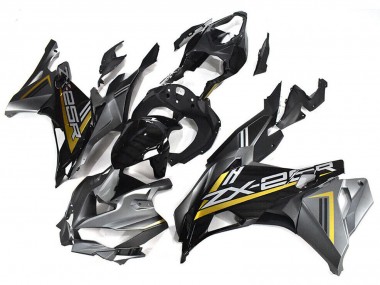 2019-2025 Grey Gold Glossy Black Kawasaki ZX25R ZX-25R Motorcycle Fairings