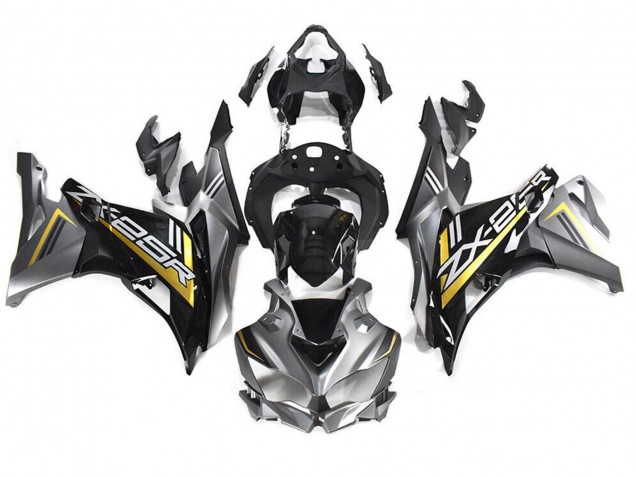 2019-2025 Grey Gold Glossy Black Kawasaki ZX25R ZX-25R Motorcycle Fairings