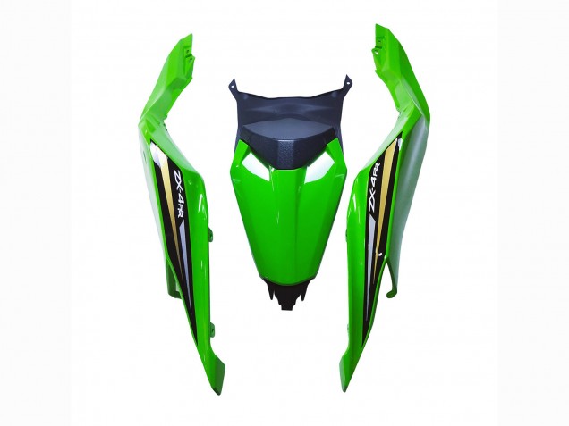 2019-2025 Green Black Red Honeycomb Kawasaki ZX25R ZX-25R Motorcycle Fairings