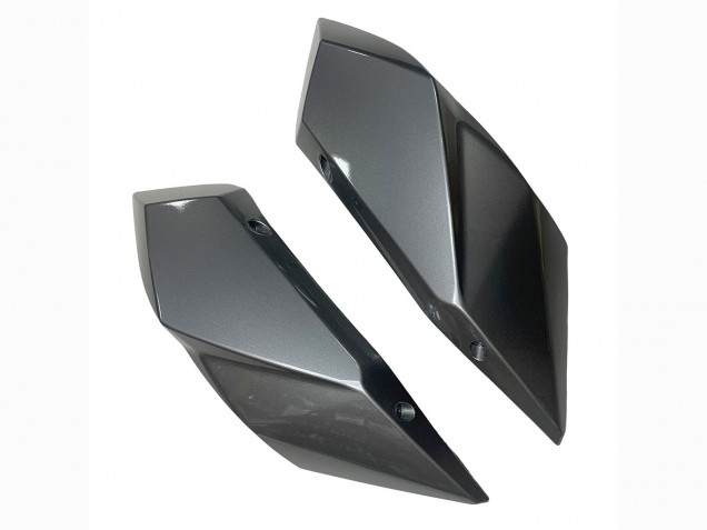 2015-2022 Silver Black Carbon Fiber Kawasaki Ninja H2 Motorcycle Fairings