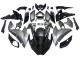 2015-2022 Silver Black Carbon Fiber Kawasaki Ninja H2 Motorcycle Fairings