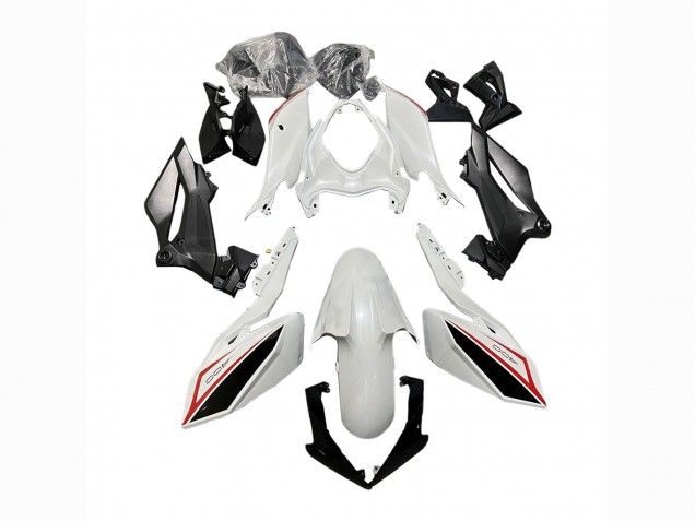 2018-2024 White Red Black Kawasaki Z400 Motorcycle Fairings