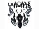 2018-2024 Glossy Black Kawasaki Z400 Motorcycle Fairings