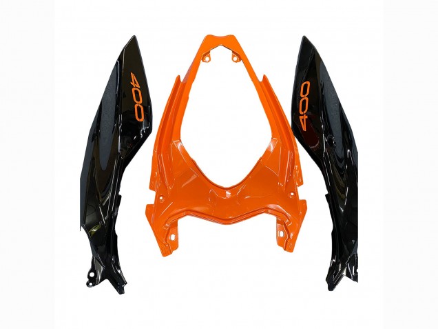 2018-2024 Orange Glossy Black Kawasaki Z400 Motorcycle Fairings