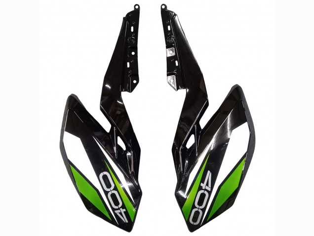 2018-2024 White Glossy Black Green Kawasaki Z400 Motorcycle Fairings