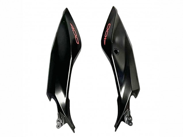 2018-2024 Candy Red Glossy Black Kawasaki Z400 Motorcycle Fairings