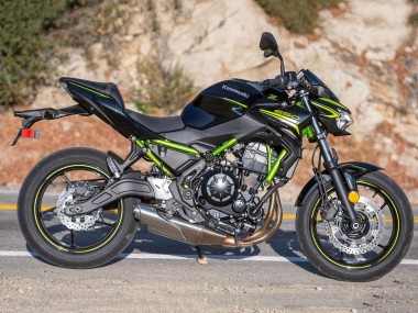 2020-2023 Black Yellow Kawasaki Ninja Z650 Motorcycle Fairings