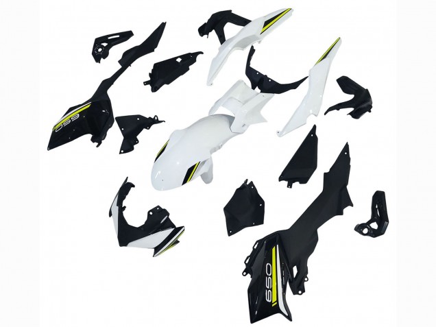 2020-2023 White Black Green Kawasaki Ninja Z650 Motorcycle Fairings