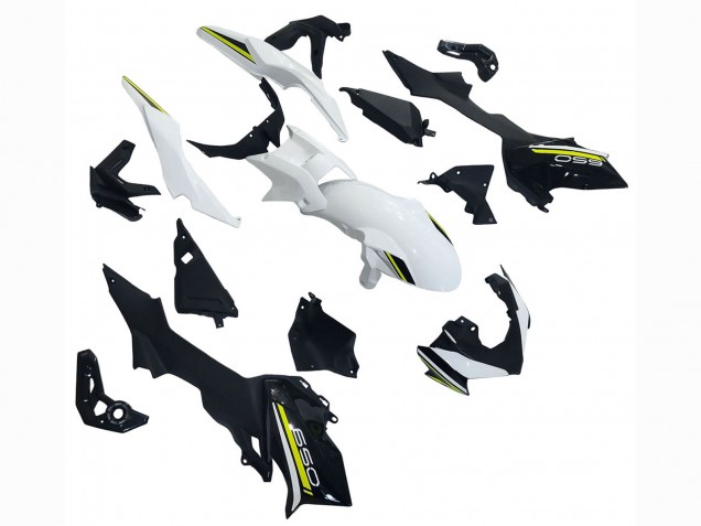 2020-2023 White Black Green Kawasaki Ninja Z650 Motorcycle Fairings
