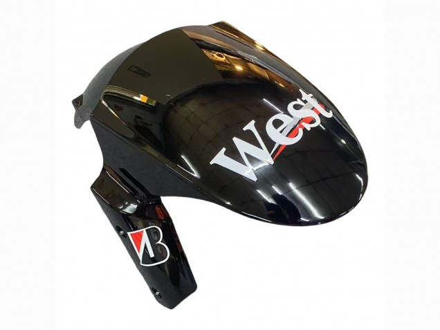 2010-2016 Glossy Black Gold White Mobil West Kawasaki Z1000SX Motorcycle Fairings