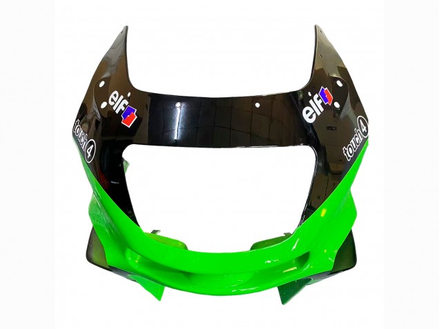 1993-2007 Green Glossy Black Green Monster Elf Touch4 Bridgestone Kawasaki ZZR400 Motorcycle Fairings