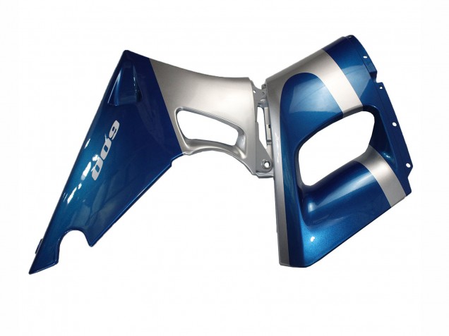 1993-2007 Blue Silver Black Kawasaki ZZR400 Motorcycle Fairings