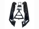 1993-2007 Glossy Black Gold Ninja Kawasaki ZZR400 Motorcycle Fairings