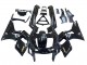 1998-2003 Glossy Black Gold Ninja Kawasaki ZZR600 Motorcycle Fairings