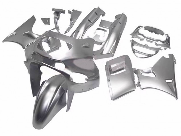 1998-2003 Silver Kawasaki ZZR600 Motorcycle Fairings