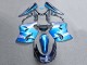 1993-2003 Glossy Blue Grey Kawasaki ZZR1100 Motorcycle Fairings