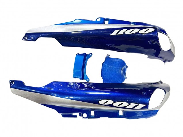 1993-2003 Blue Silver Black Kawasaki ZZR1100 Motorcycle Fairings