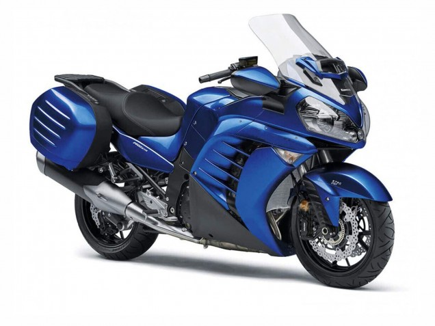 2007-2009 Blue Black Kawasaki GTR1400/ZG1400 Motorcycle Fairings