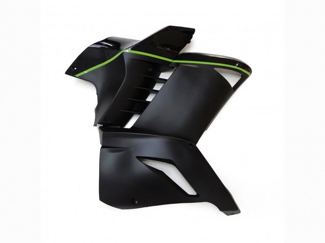 2007-2009 Matter Black Green Lines Kawasaki GTR1400/ZG1400 Motorcycle Fairings