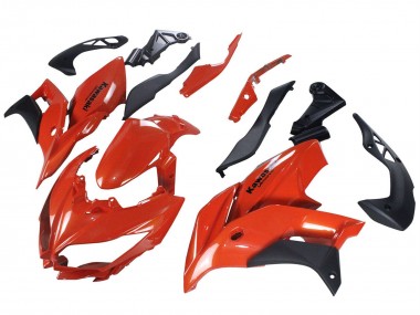 2015-2021 Red Matte Black Kawasaki Versys 650 Motorcycle Fairings
