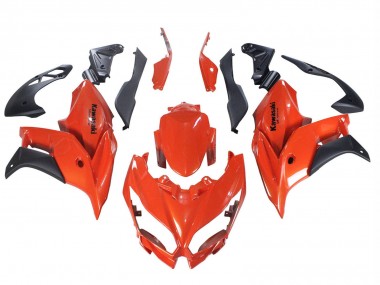 2015-2021 Red Matte Black Kawasaki Versys 650 Motorcycle Fairings