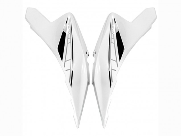 2022-2025 Glossy Black White Kawasaki Versys 650 Motorcycle Fairings