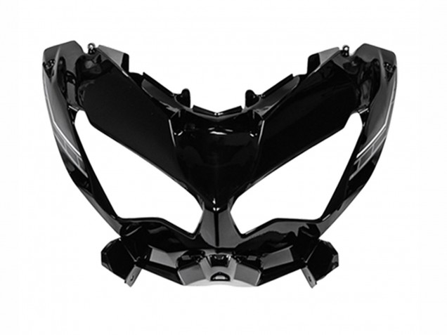 2022-2025 Glossy Black White Kawasaki Versys 650 Motorcycle Fairings