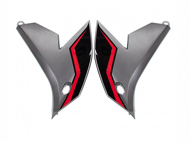 2022-2025 Grey Red Black Kawasaki Versys 650 Motorcycle Fairings