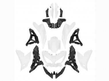 2022-2025 White Kawasaki Versys 650 Motorcycle Fairings