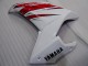 2009-2015 White Red Black Yamaha FZ6R Motorcycle Fairings