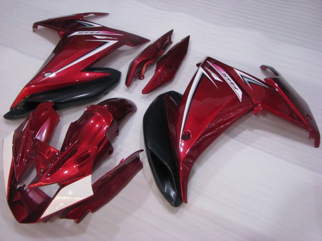 2009-2015 Red White Black Yamaha FZ6R Motorcycle Fairings