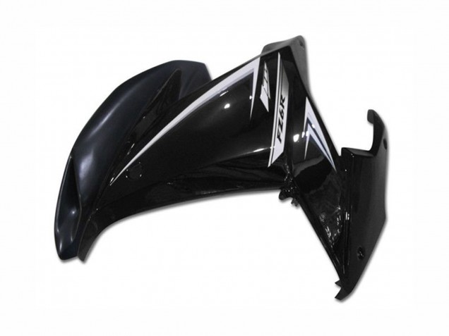 2009-2015 Glossy Black White Yamaha FZ6R Motorcycle Fairings