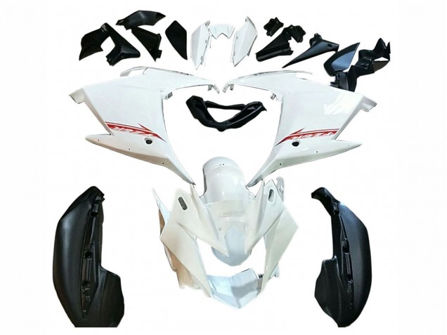2009-2015 White Black Red Yamaha FZ6R Motorcycle Fairings