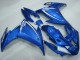 2009-2015 Blue White Yamaha FZ6R Motorcycle Fairings