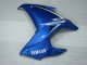 2009-2015 Blue White Yamaha FZ6R Motorcycle Fairings