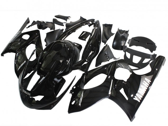 1996-2007 Glossy Black Yamaha YZF600R Thundercat Motorcycle Fairings