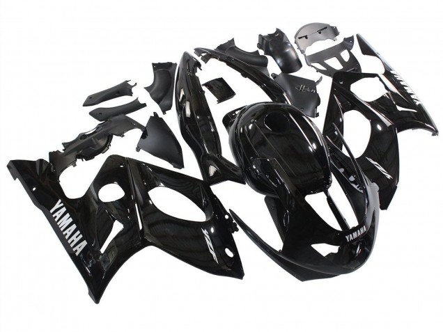 1996-2007 Glossy Black Yamaha YZF600R Thundercat Motorcycle Fairings