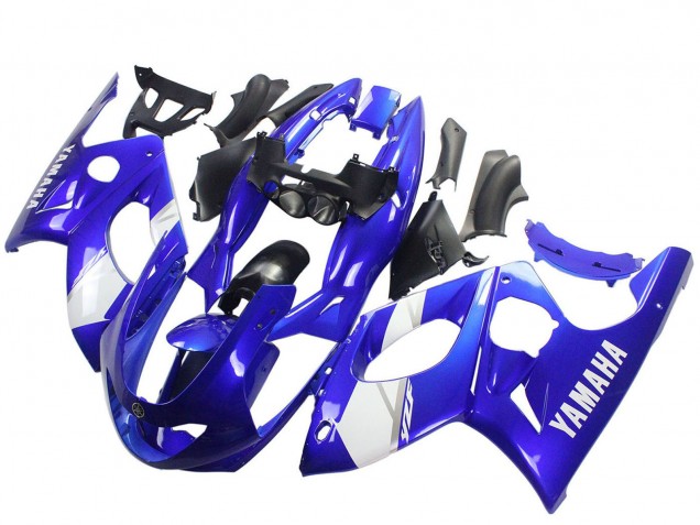 1996-2007 Blue White Silver Yamaha YZF600R Thundercat Motorcycle Fairing