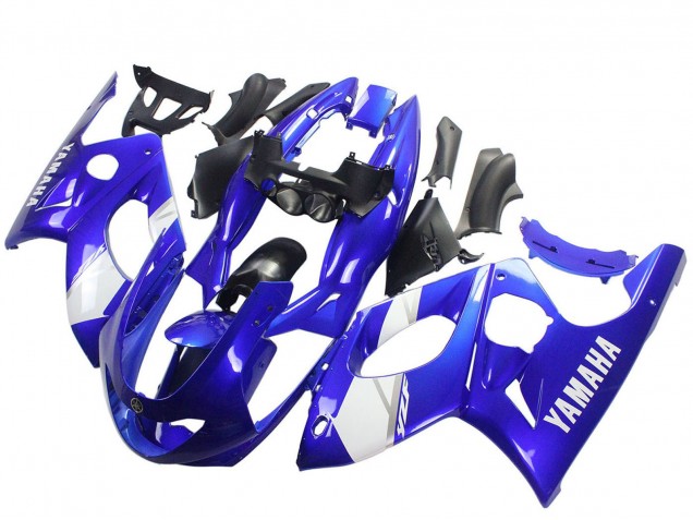 1996-2007 Blue White Silver Yamaha YZF600R Thundercat Motorcycle Fairing