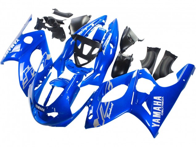 1996-2007 Blue White Silver Yamaha YZF600R Thundercat Motorcycle Fairings