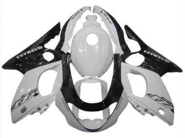 1996-2007 White Black Yamaha YZF600R Thundercat Motorcycle Fairings