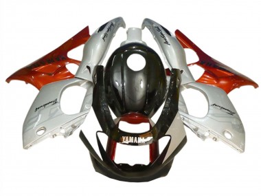 1996-2007 Black Silver Burnt Orange Yamaha YZF600R Thundercat Motorcycle Fairings